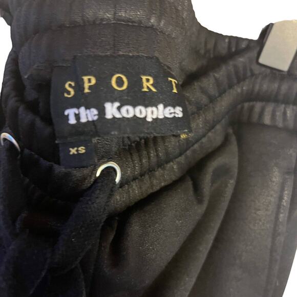 The Kooples Designer Sport Shorts athletic waist size xtra small black - Picture 3 of 3